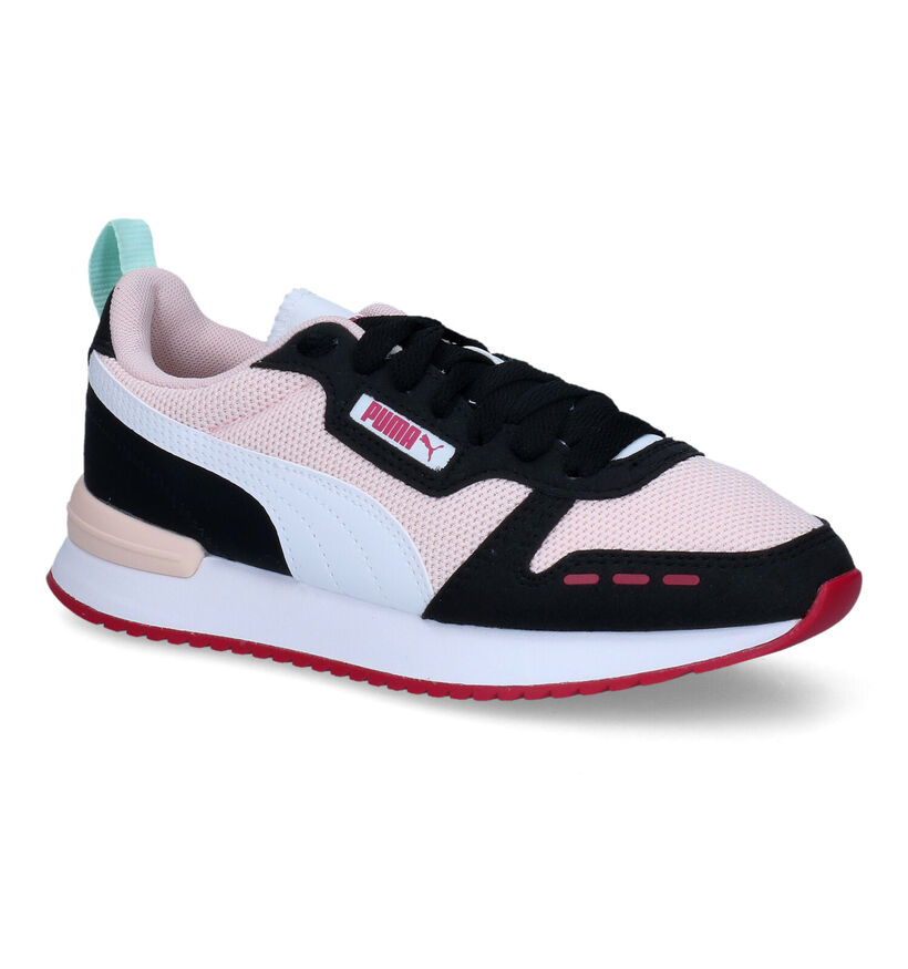 Puma R78 Baskets en Blanc pour filles (318762) - pour semelles orthopédiques