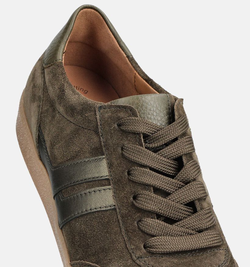Gabor Donkergroene Sneakers voor dames (363121) - geschikt voor steunzolen