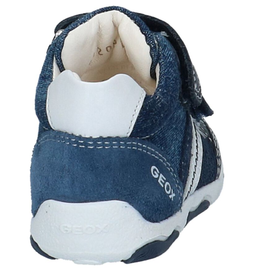 Geox Donker Blauwe Babyschoentjes in stof (210550)
