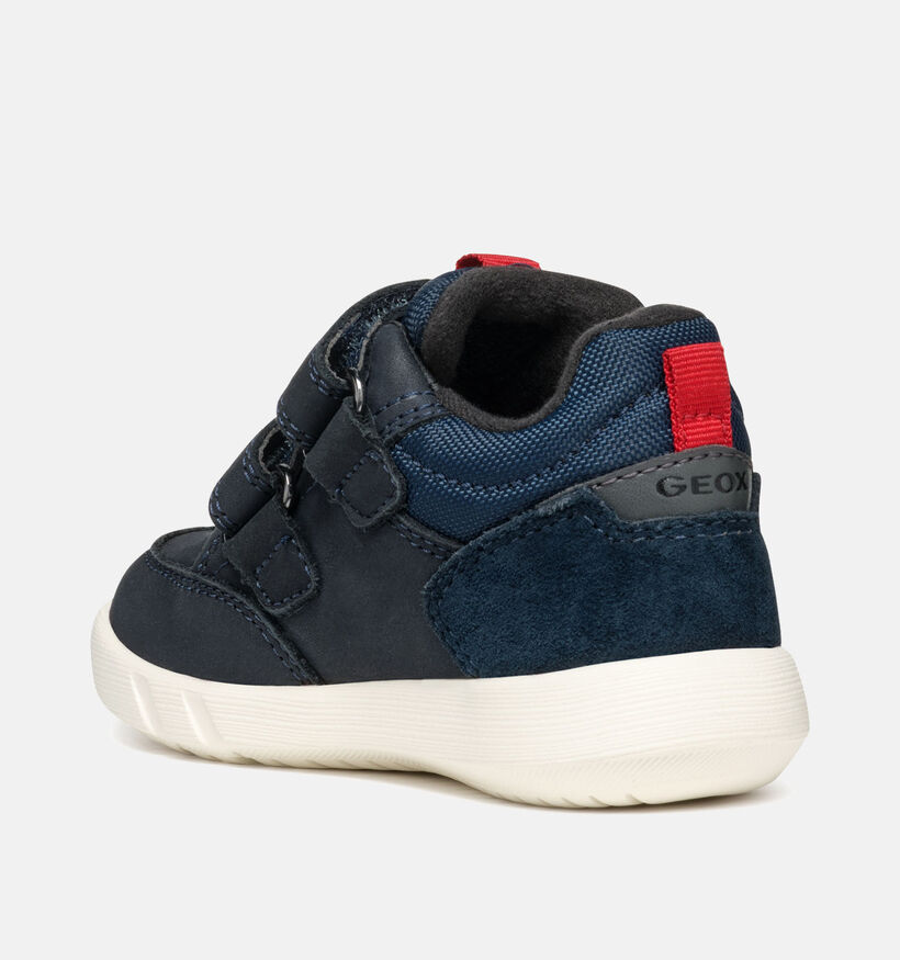 Geox Hyroo WPF Blauwe Velcroschoenen voor jongens (345904) - geschikt voor steunzolen