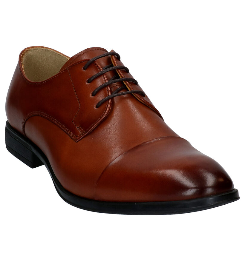 Steptronic Franco Chaussures à lacets en Cognac en cuir (283671)