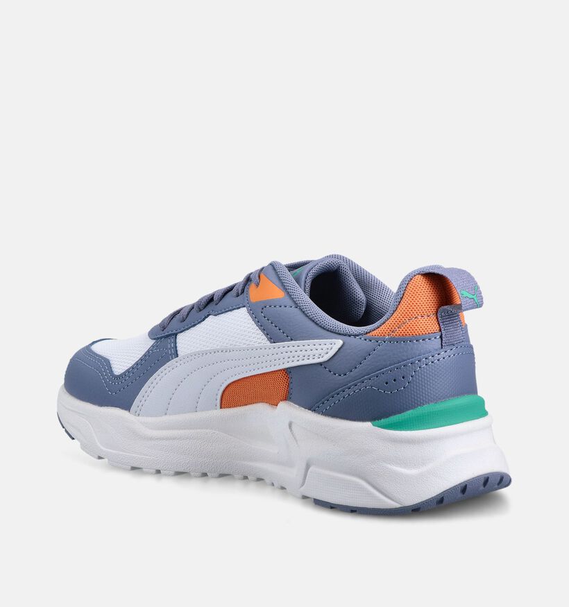 Puma Trinity 2 LT Jr Grijze Sneakers voor jongens, meisjes (366644) - geschikt voor steunzolen