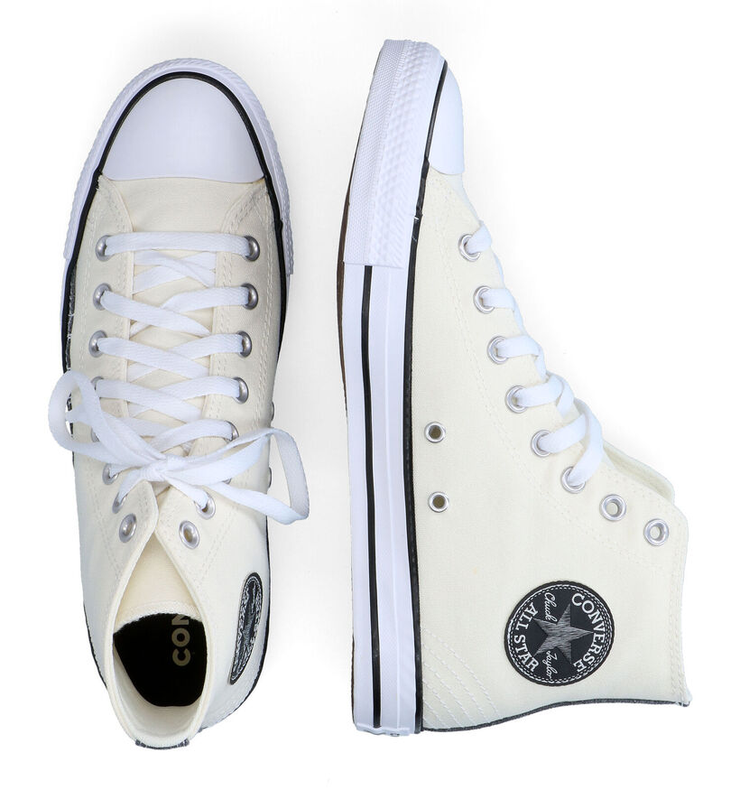 Converse CT All Star Ultra Baskets en Bleu en simili cuir (302841)