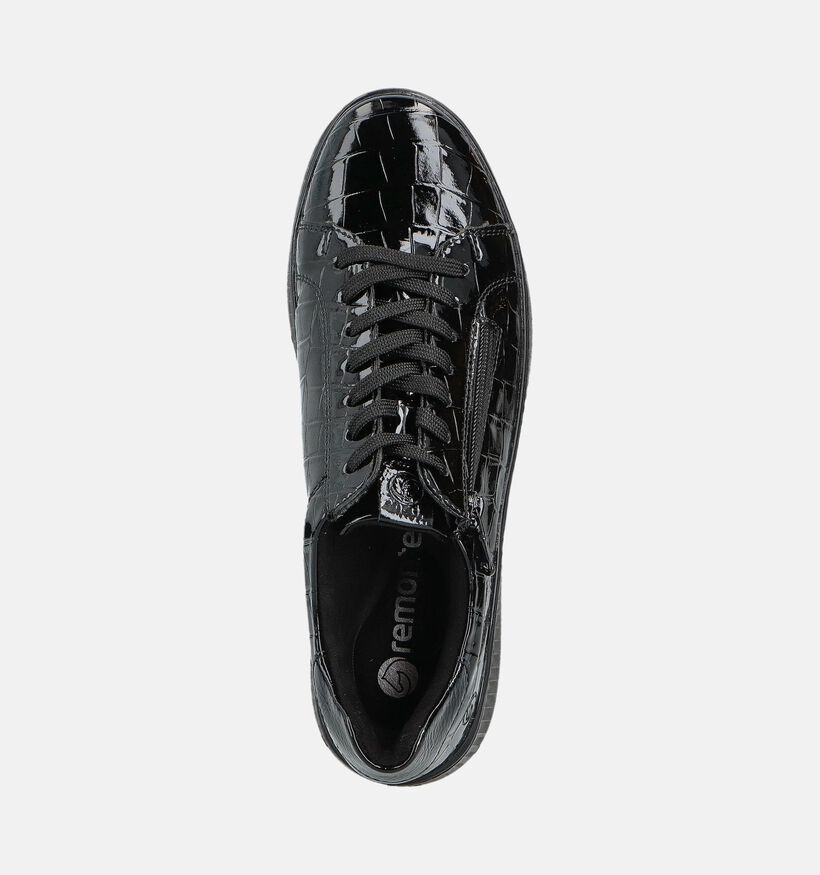 Remonte Zwarte Veterschoenen voor dames (360405) - geschikt voor steunzolen