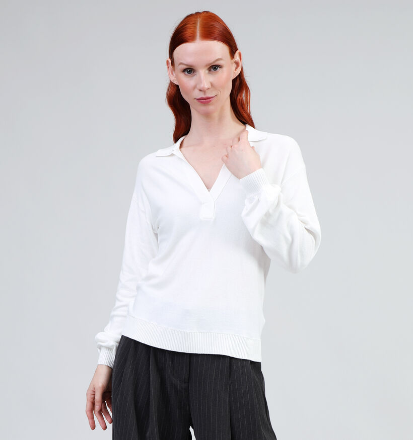SISTERS POINT Hilva Blouse en Beige pour femmes (349407)