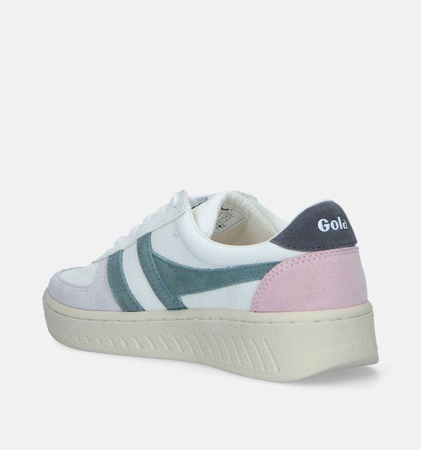 Gola Grandslam Trident Witte Sneakers voor dames (336364) - geschikt voor steunzolen
