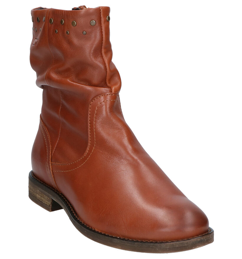River Woods Stella Cognac Korte Laarzen in leer (260297)