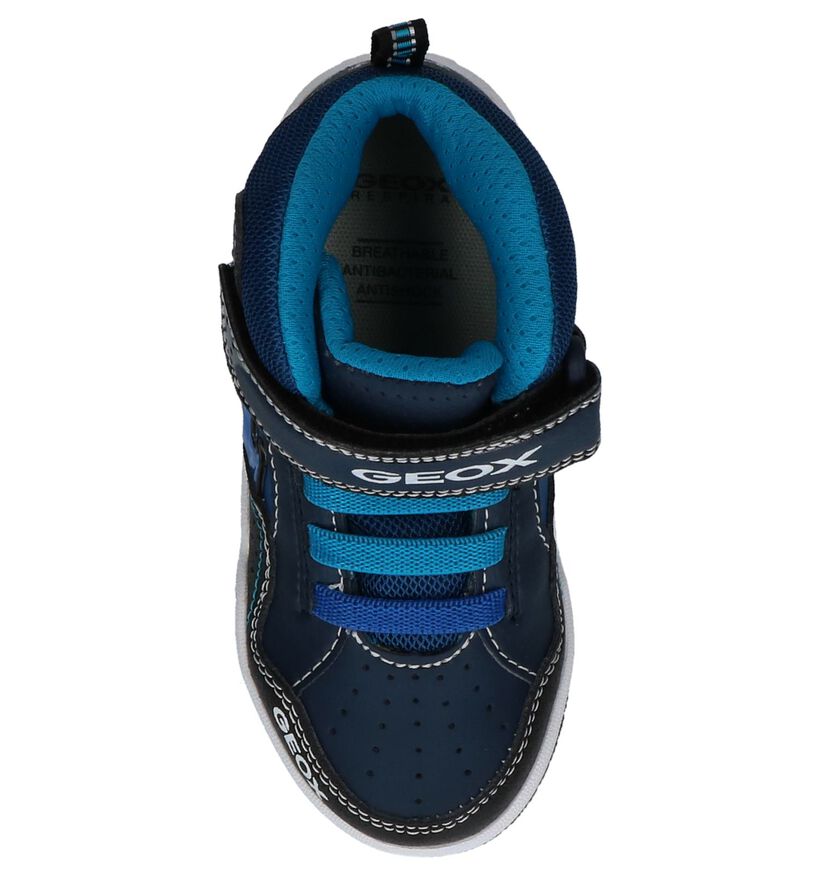 Geox Donker Blauwe Sneakers met Lichtjes, , pdp