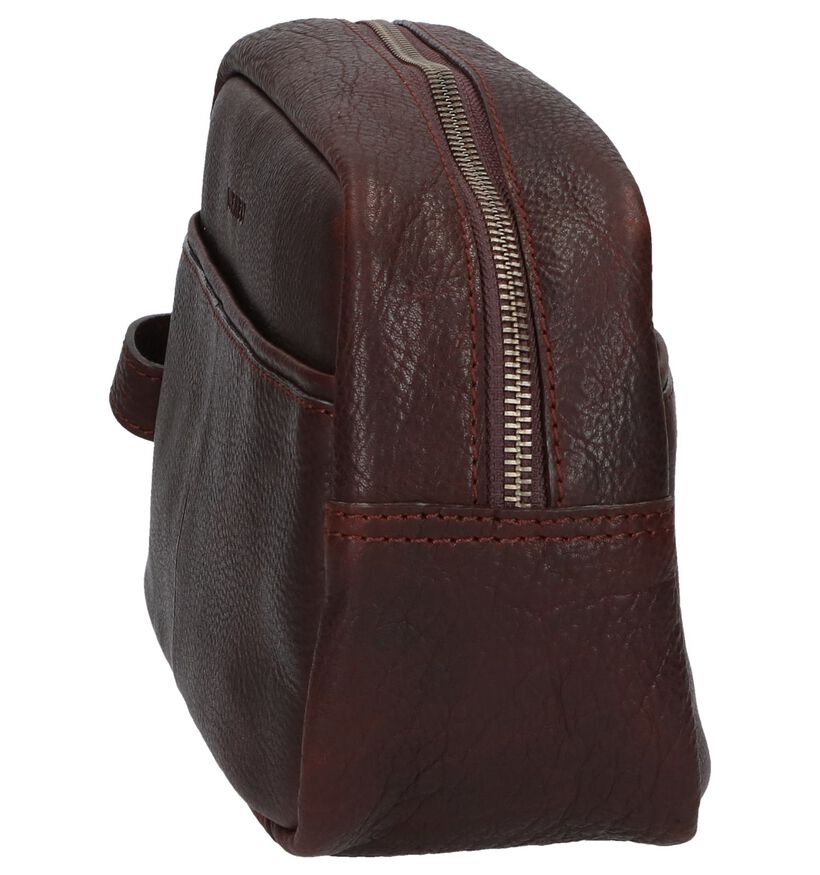 Burkely Trousse de toilette en Marron en cuir (249397)