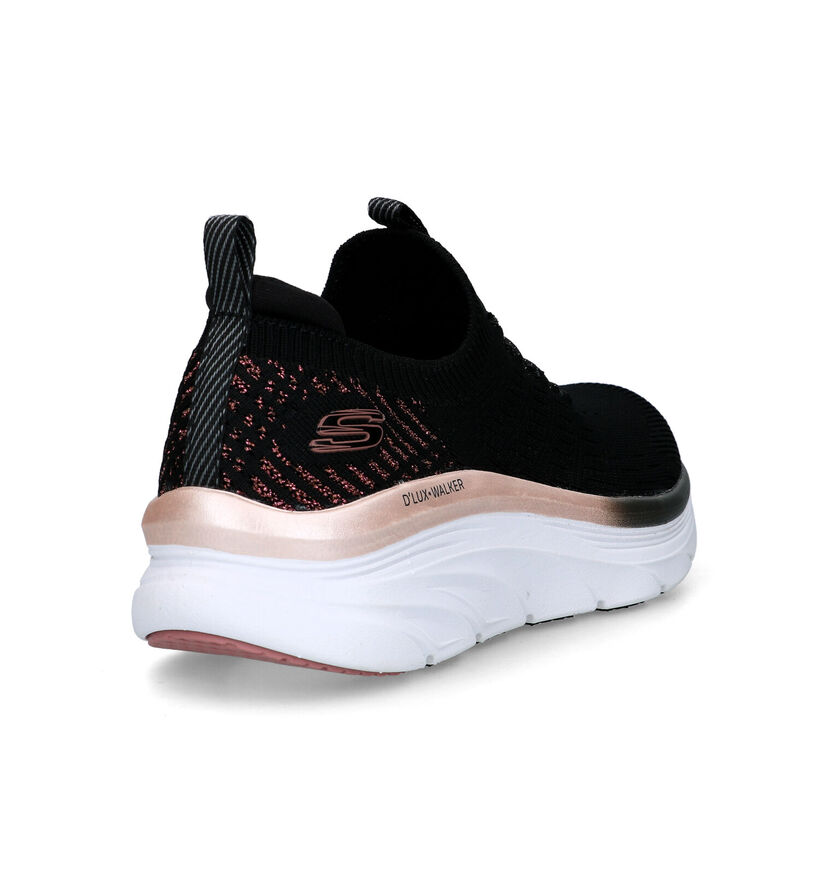 Skechers D'Lux Walker Baskets en Noir pour femmes (319361)