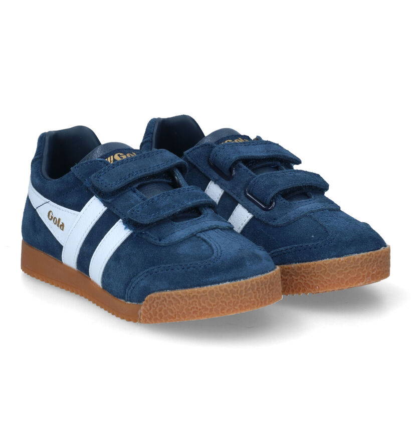 Gola Harrier Blauwe Sneakers voor jongens (320312)