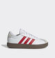 adidas VL Court 3.0 Baskets en Blanc pour filles, garçons (366040) - pour semelles orthopédiques