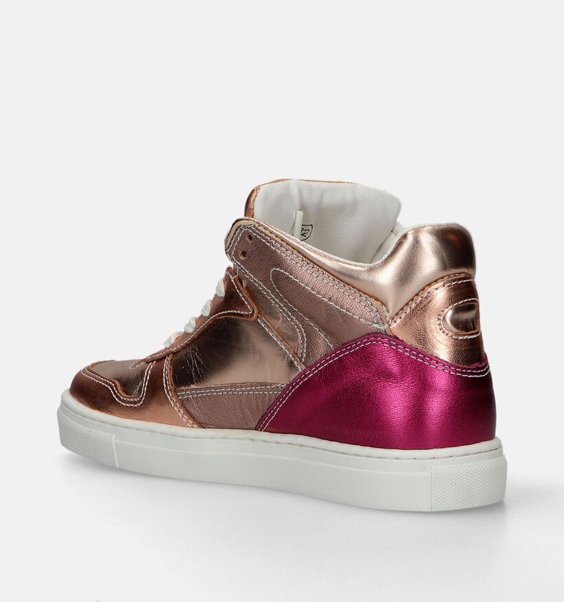 CKS Charlaine Rose gold Hoge sneakers voor meisjes (339760)