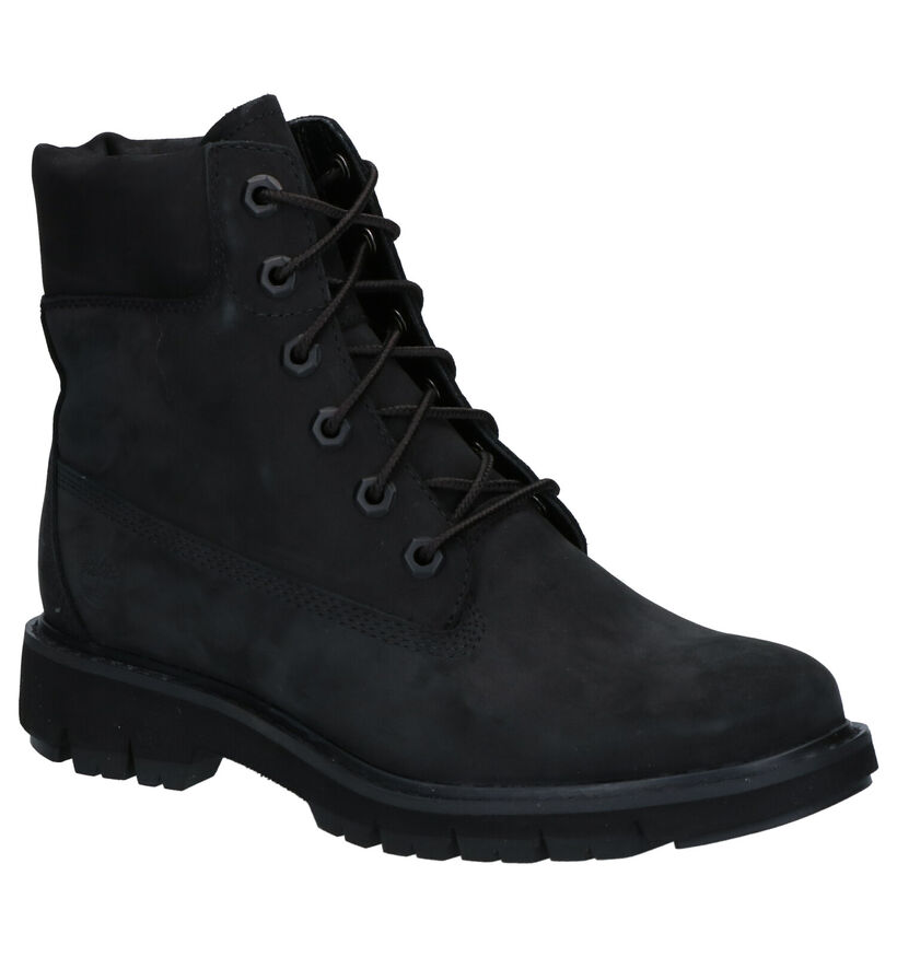 Timberland Lucia Way 6 Inch WP Bottines en Noir pour femmes (313455) - pour semelles orthopédiques