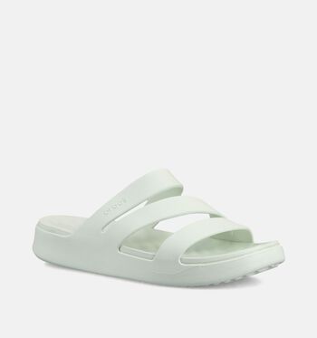 Crocs Nu-pieds Noir/Vert