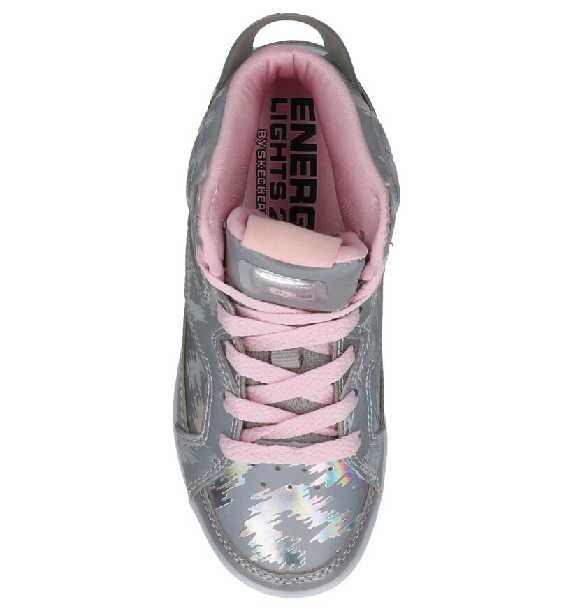 Skechers Zilveren Sneakers met Energy Lights, , pdp