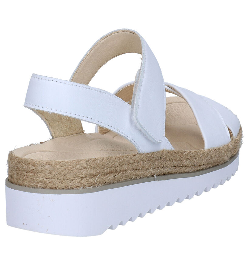 Gabor Best Fitting Witte Sandalen in leer (271620)