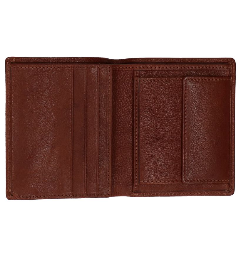 Cognac Portefeuille Via Borgo in leer (235352)