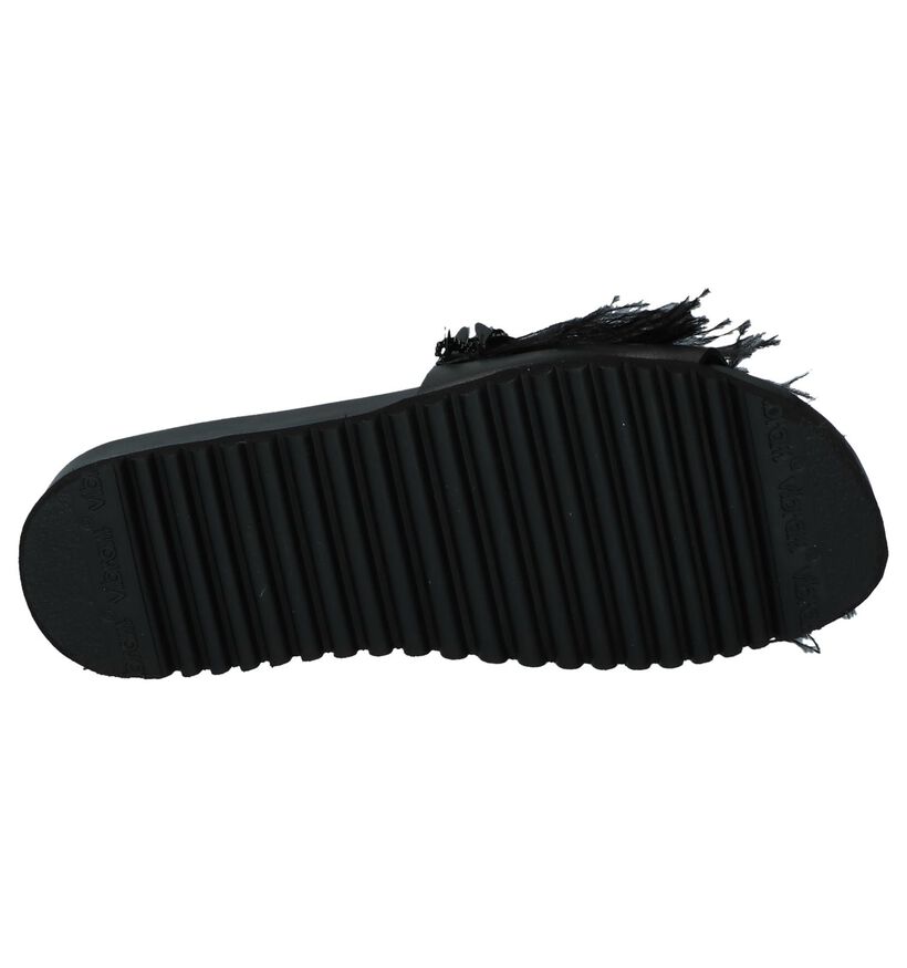 Zwarte Elegante Slippers Via Limone in leer (218796)