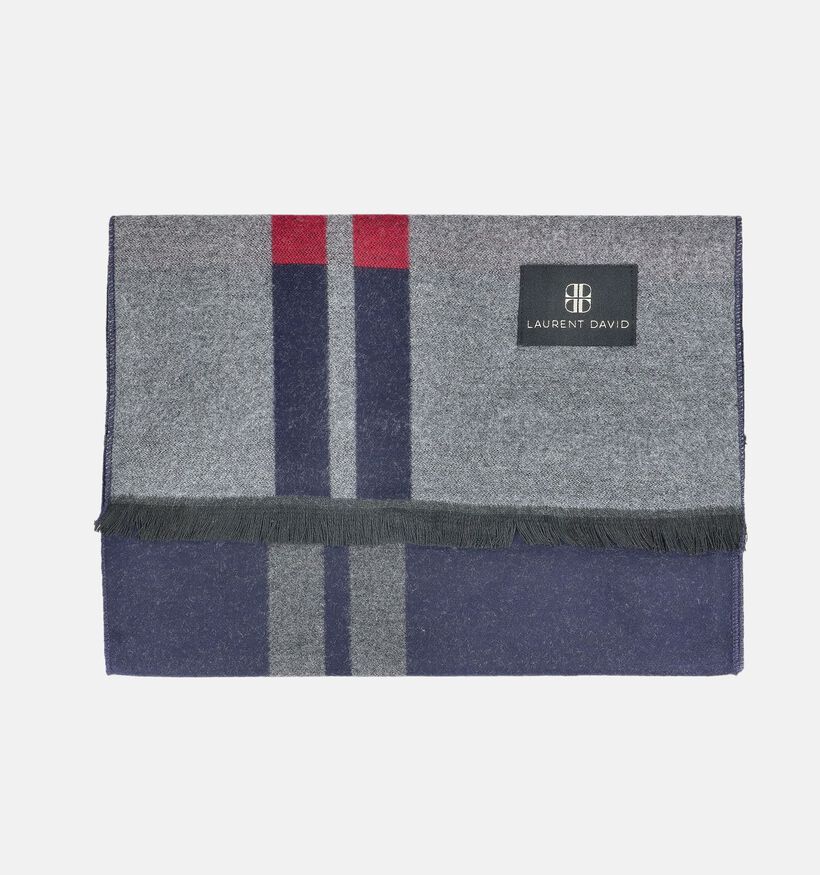Laurent David Ch&acirc;le en Bleu/Gris pour hommes (382836)
