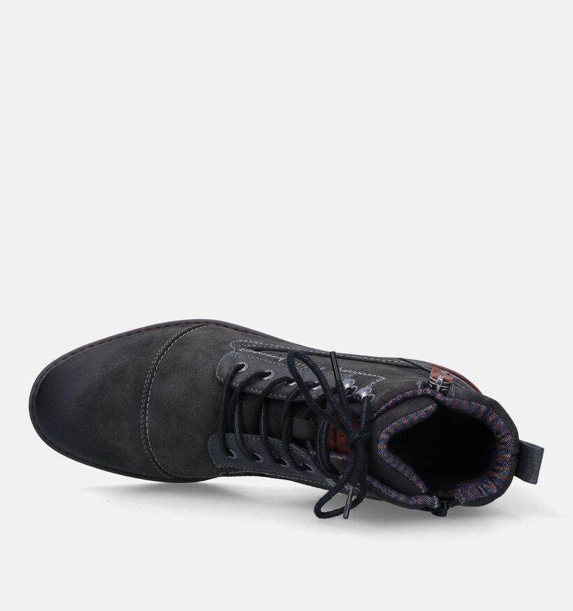 Mustang Boots à lacets en Gris pour hommes (329594)
