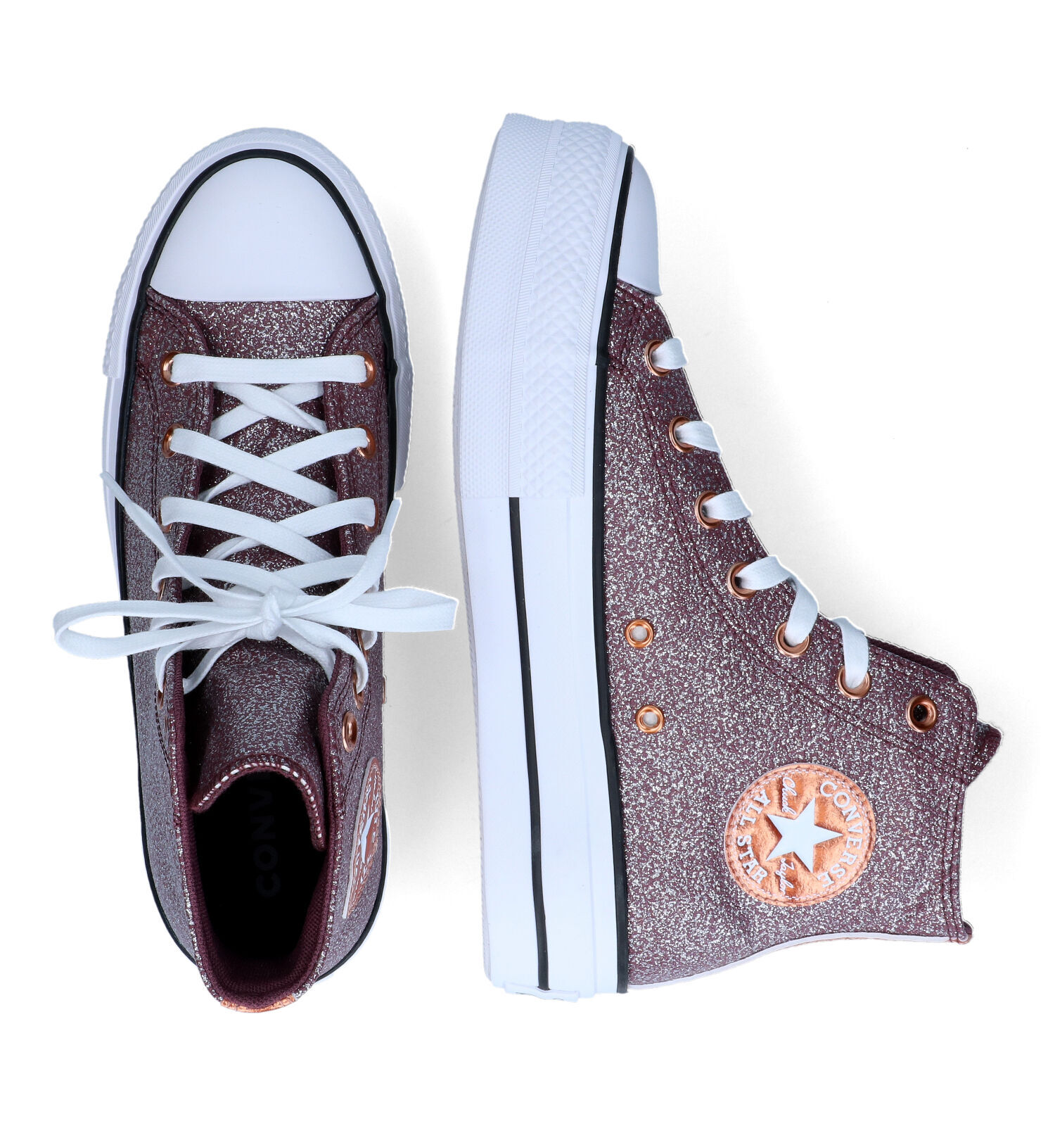 Converse paillettes bordeaux shop
