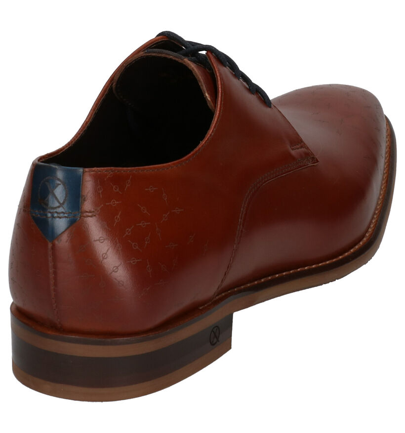 Ambiorix Derril Chaussures Habillées en Noir en cuir (259361)