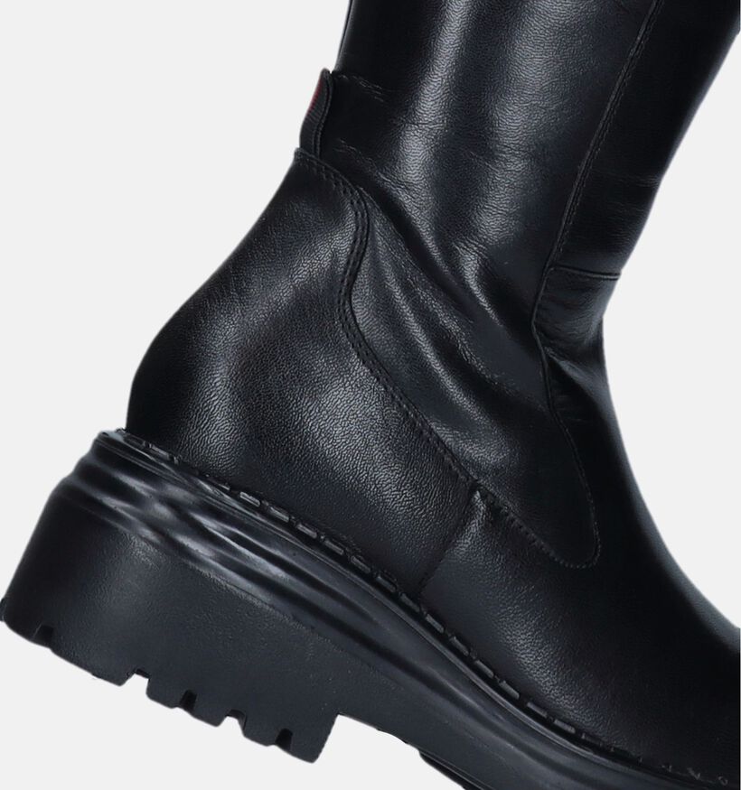 Hosis Print Bottes hautes en Noir pour femmes (343658)