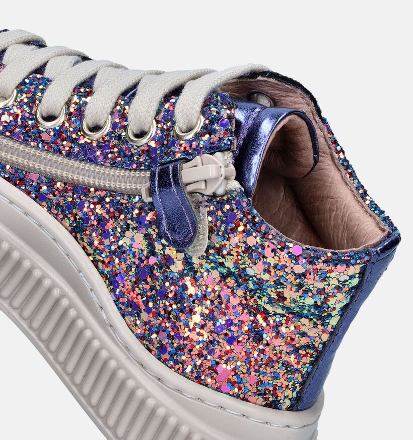 Bana & Co Paarse Hoge schoenen voor meisjes (356168) - geschikt voor steunzolen
