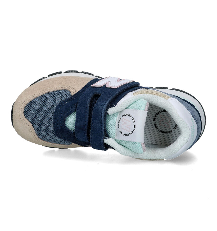 New Balance PV574 Baskets en Vert pour garçons (319260) - pour semelles orthopédiques