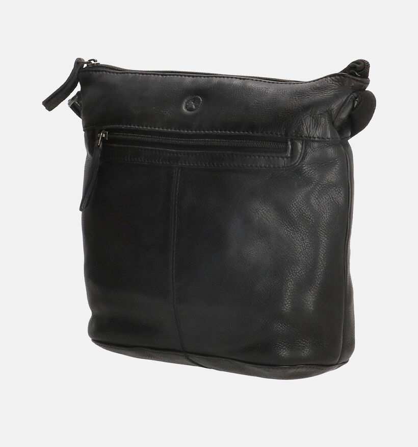 Hide & Stitches Zwarte Crossbodytas voor dames (366007)