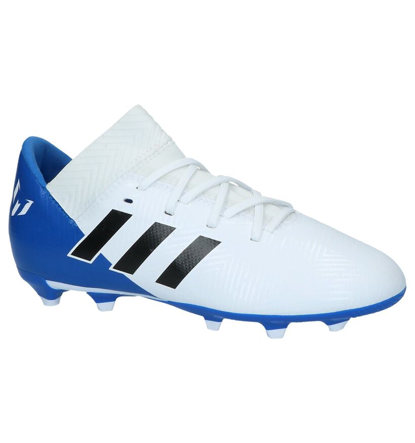 Witte Voetbalschoenen adidas Nemeziz Messi 18.3 in stof (235104)