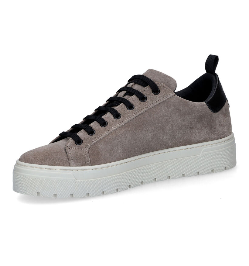 Antony Morato Taupe Veterschoenen in daim (315647)