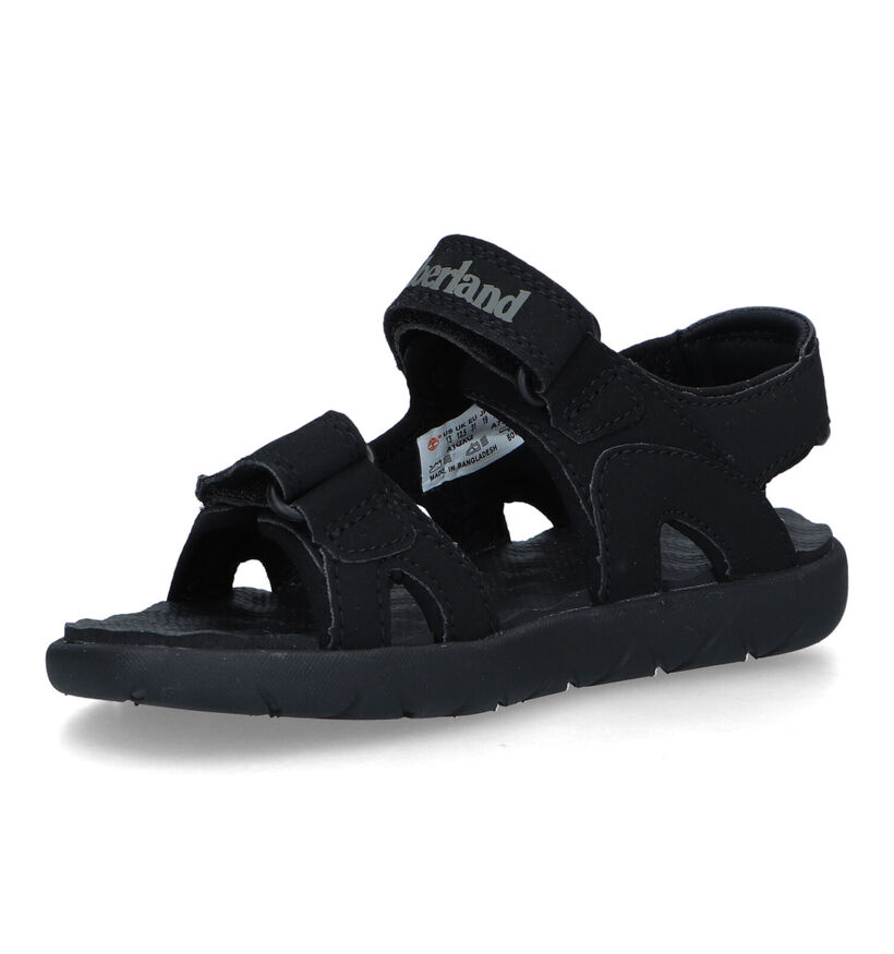 Timberland Perkins Sandales en Noir pour garçons (320947)