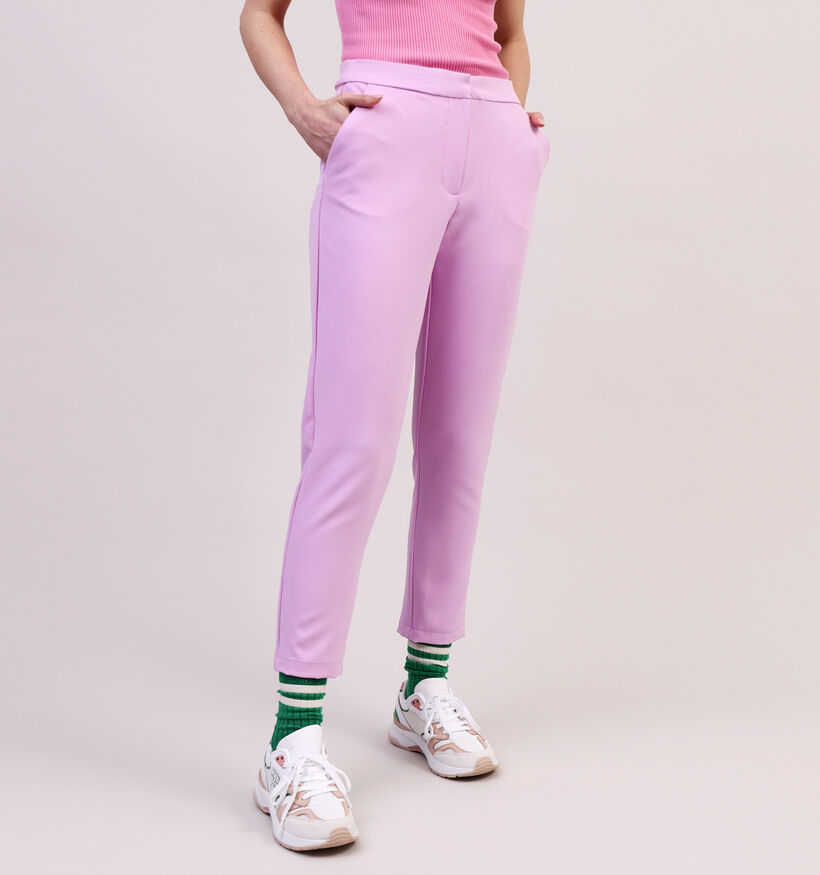 JDY Cheetah Pantalon en Violet L32 pour femmes (327103)