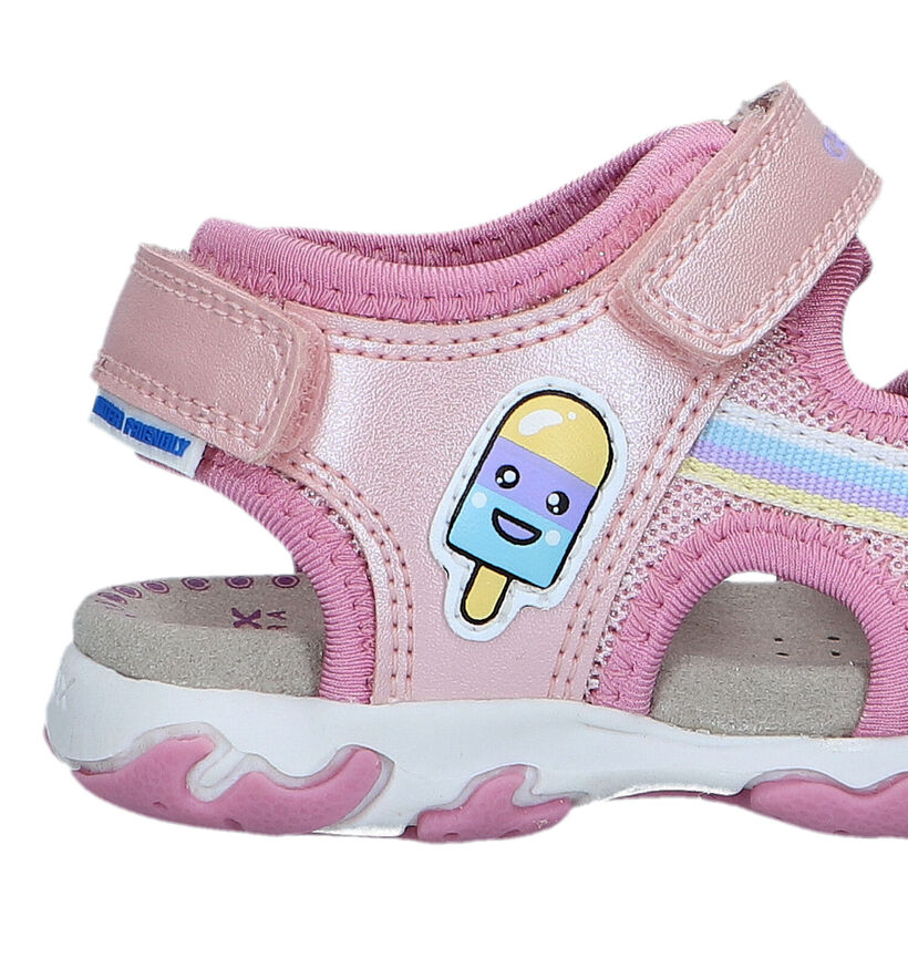 Geox Flaffee Roze Sandalen in kunstleer (326583)