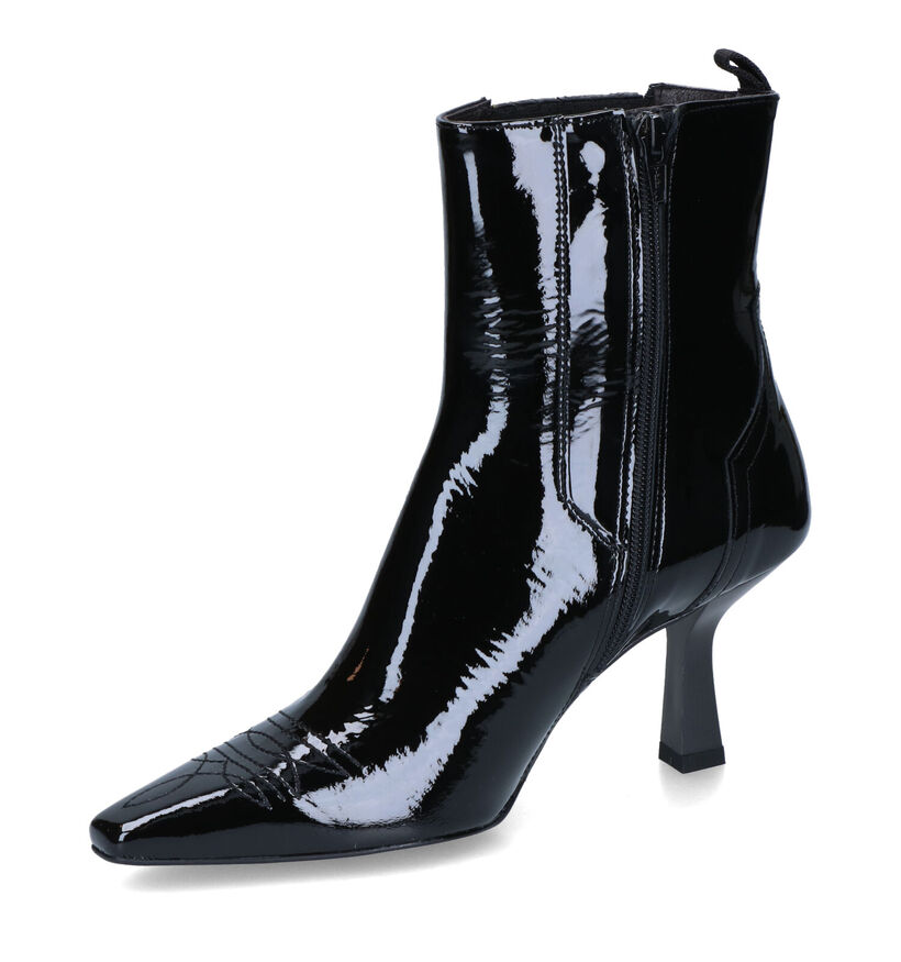 Zinda Bottines à talons en Cognac pour femmes (317221)