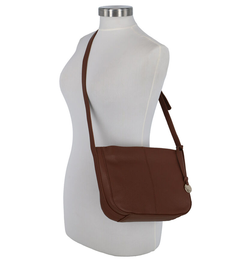 Crinkles Sac porté croisé en Noir pour femmes (317737)