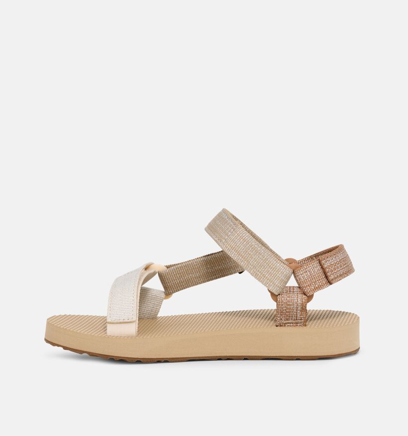 Teva Original Universal Sandales de marche en Beige pour filles (353996)