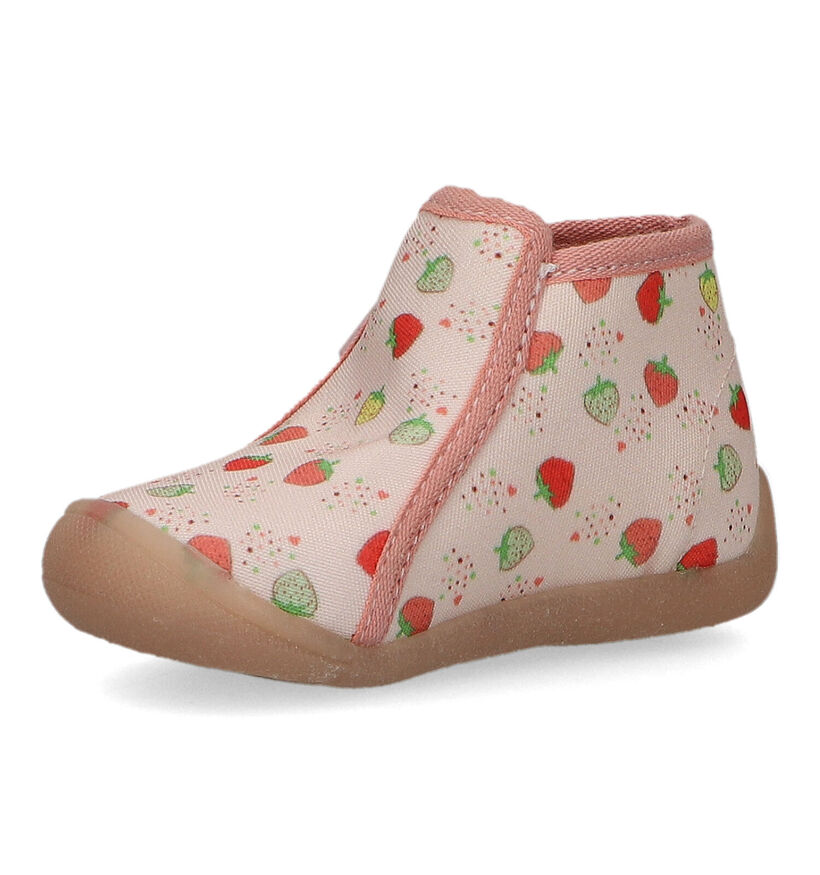 Bellamy Giula Pantoufles pour bébé en Rose pour filles (325272)