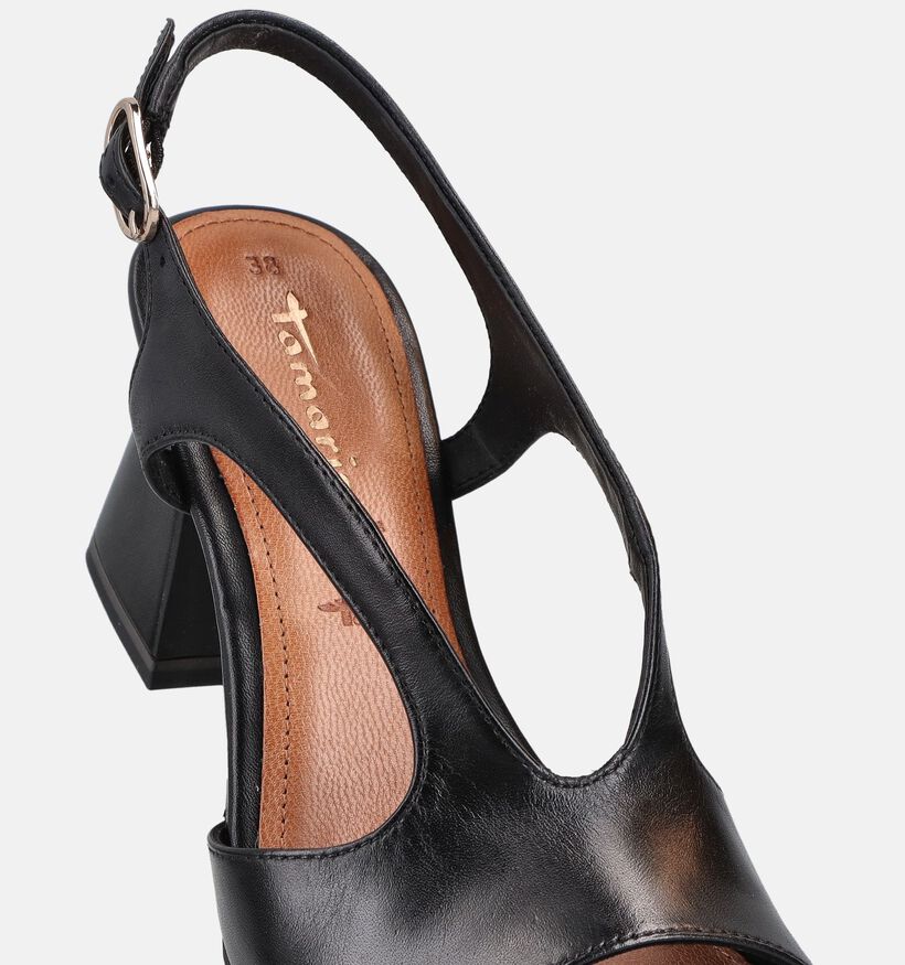 Tamaris Sandales &agrave; talons en Noir pour femmes (371699)