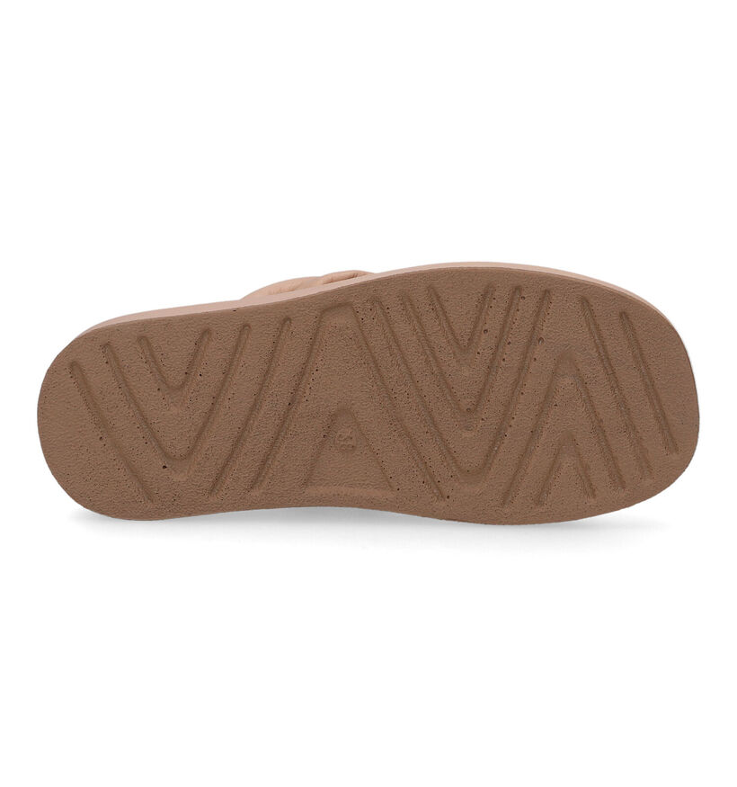 Inuovo Sandales plates en Marron pour femmes (309545)