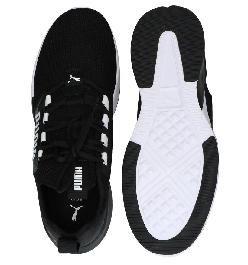 Puma Retaliate Baskets en Noir en textile (288557)