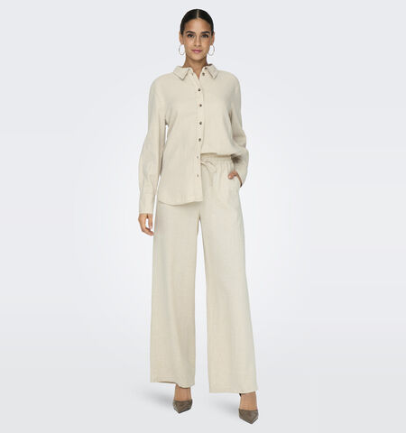 JDY Broeken Beige/Groen