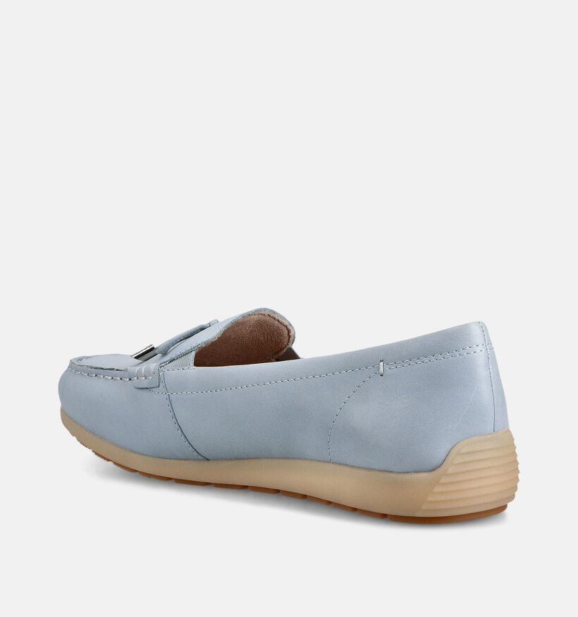 Tamaris Comfort Blauwe Mocassins voor dames (367855) - geschikt voor steunzolen