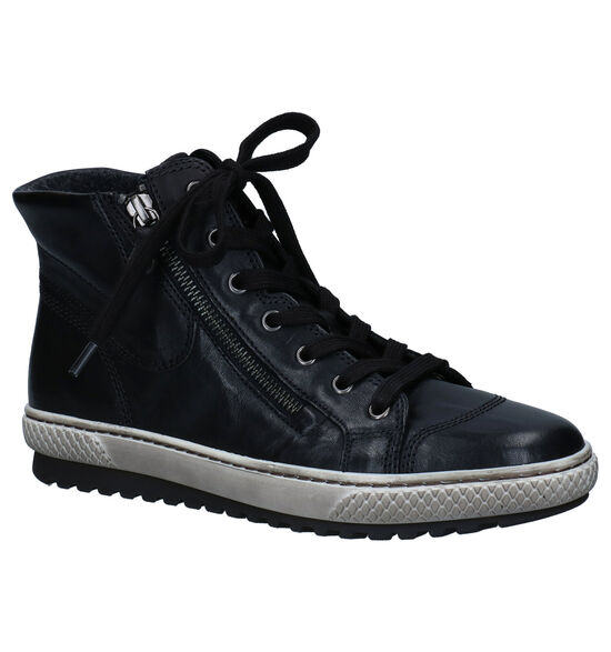 Gabor Zwarte Hoge Sneakers 
