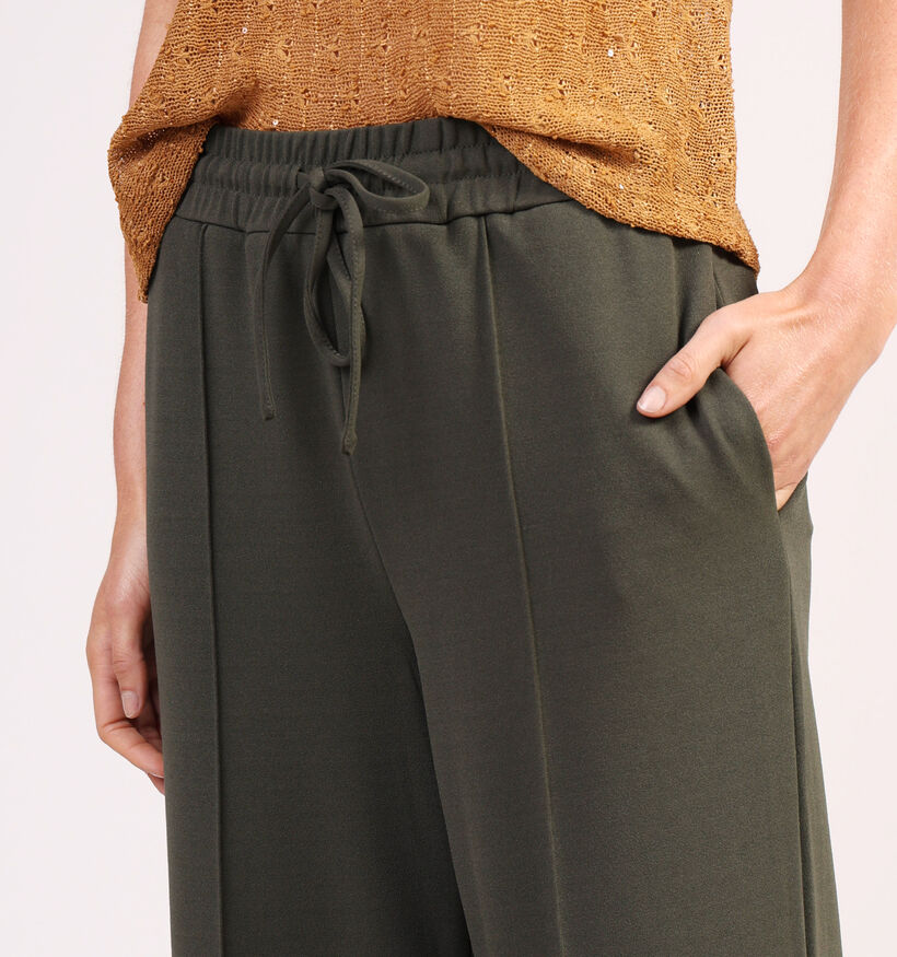 Vila Clua Wide Donkergroene Broek voor dames (361308)