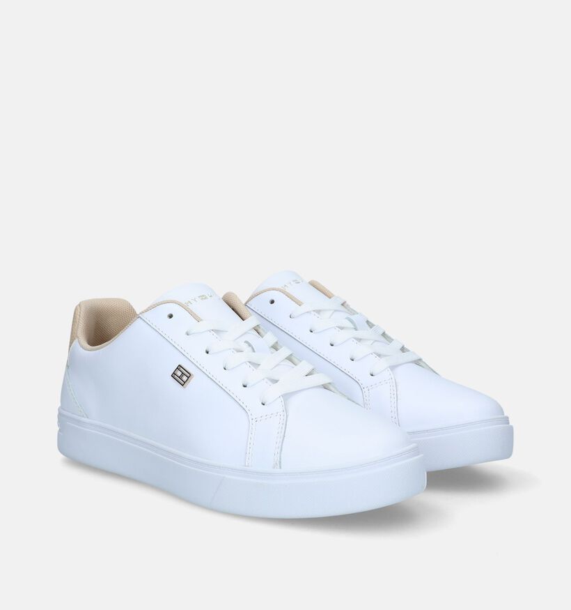 Tommy Hilfiger Essential Court Witte Sneakers voor dames (334057) - geschikt voor steunzolen