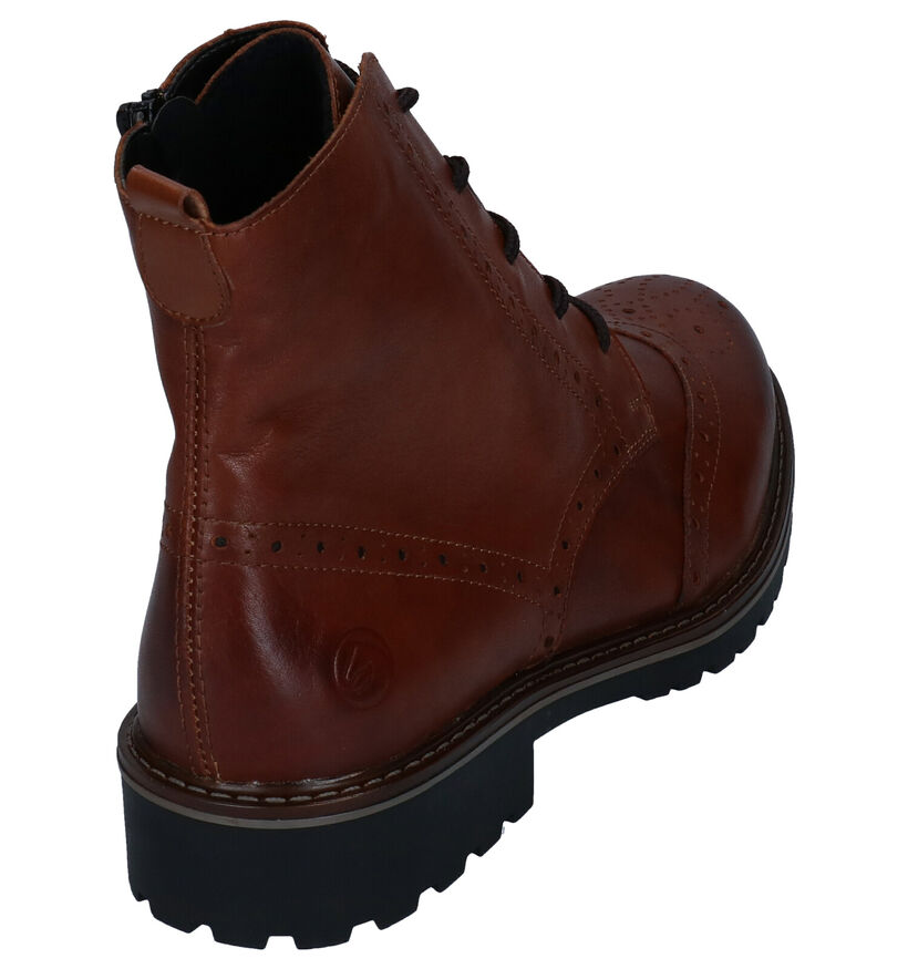 Remonte Bottines en Cognac en cuir (298054)