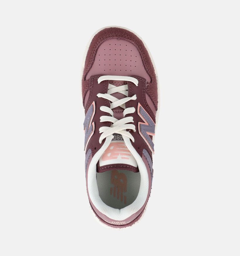 New Balance 480 Bordeaux Sneakers voor meisjes (377322) - geschikt voor steunzolen